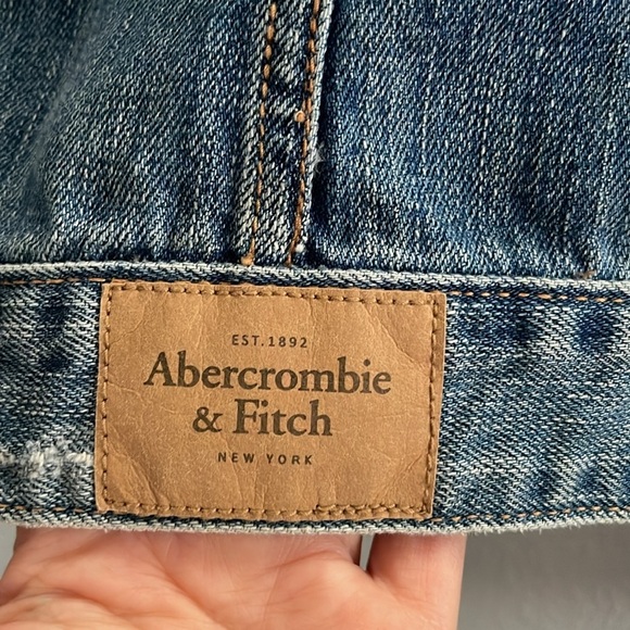 Abercrombie & Fitch Jean Jacket Size XS - Picture 7 of 8